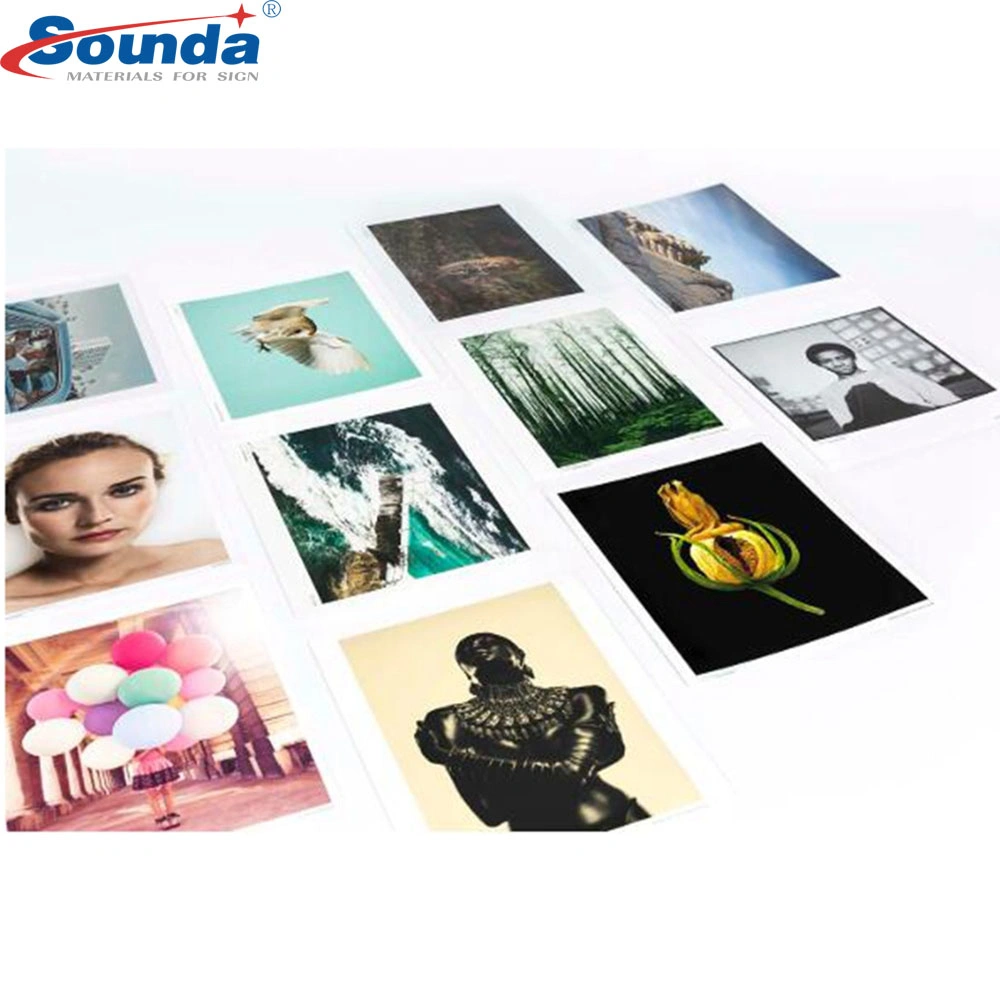 Glossy Water-Based Photo Paper with Free Samples Offered by Sounda