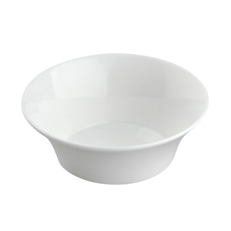 4" linha Embossed porcelana Bowl, jantar Bowl