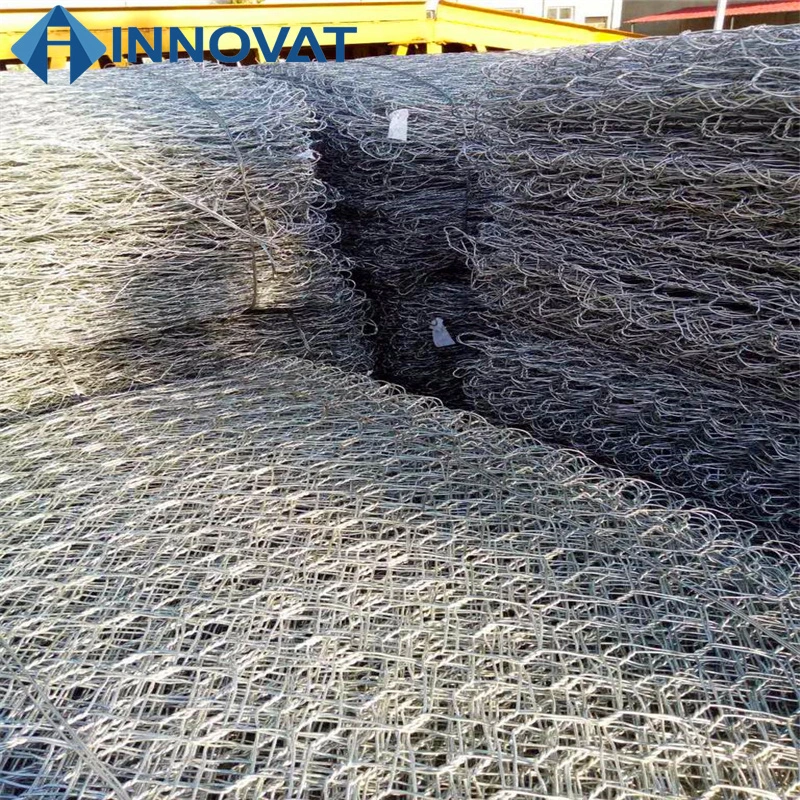 Malla de alambre hexagonal Gabion Box Gabion canasta/ recubierto de PVC de verificación