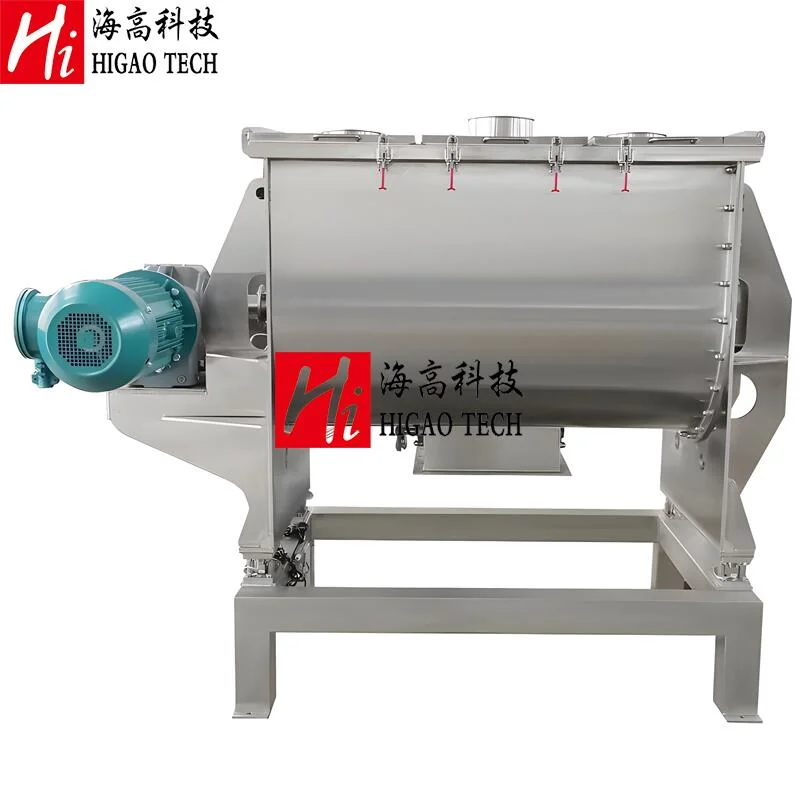 Heating/Cooling Jacket High Speed Powder Ribbon Mixer for Chemical Industry