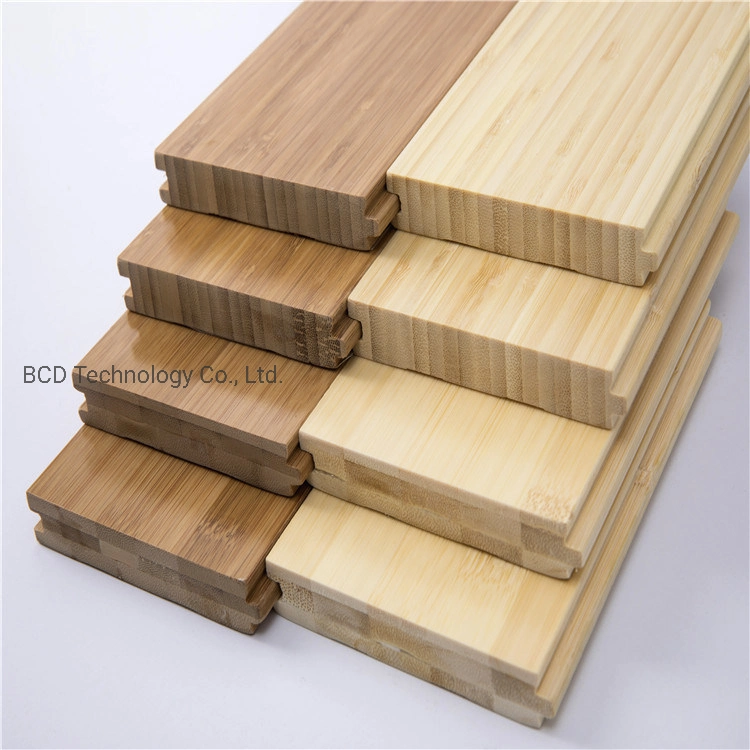 Skin Friendly Natural Strand Woven Bamboo Flooring Tile Carbonized Bamboo Parquet Wood Indoor Floor Eco Forest Bamboo Flooring