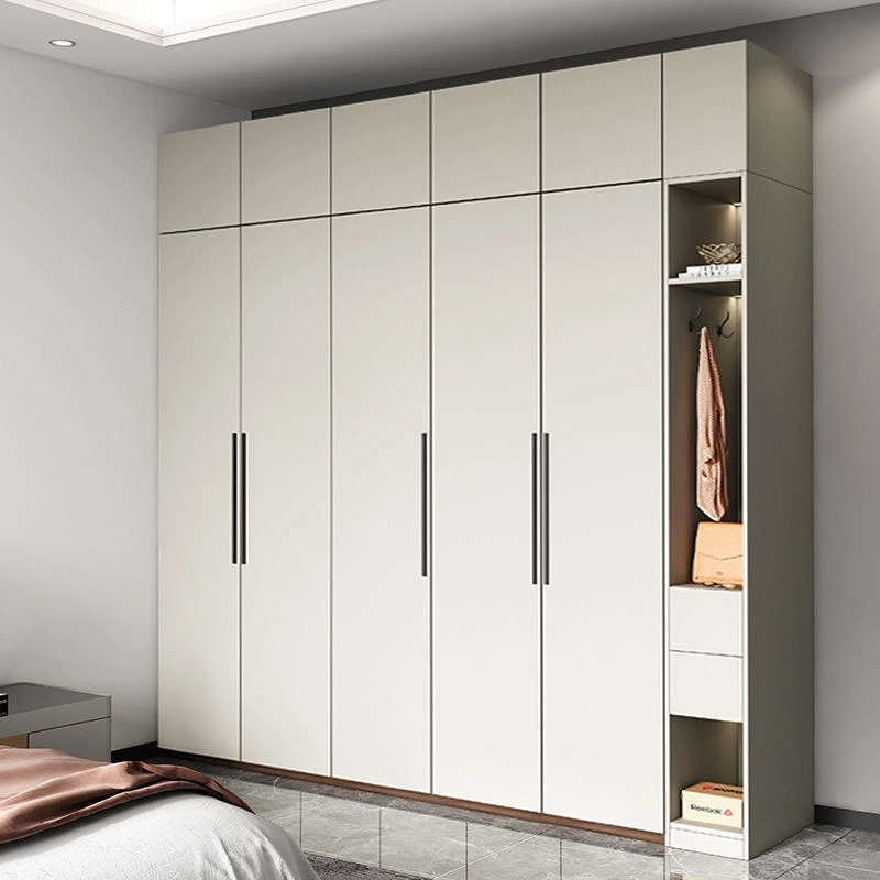 2023 Bedroom Wardrobe Home Furniture Wooden Wardrobe Cabinet Open-Door Wardrobe Modern