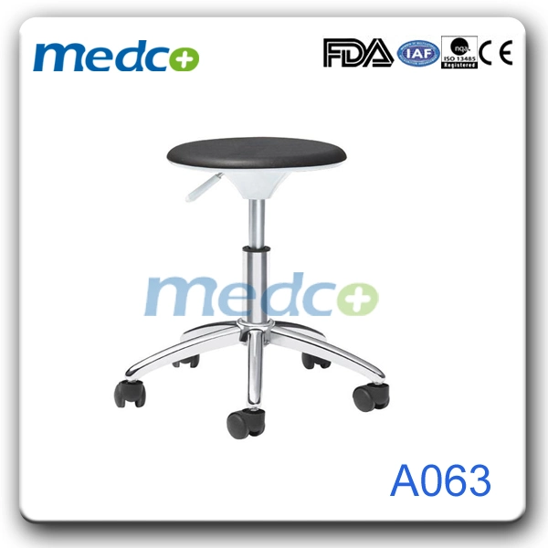 A061 Medical Swivel Pneumatic Chair Stool Chair с 5 колесами