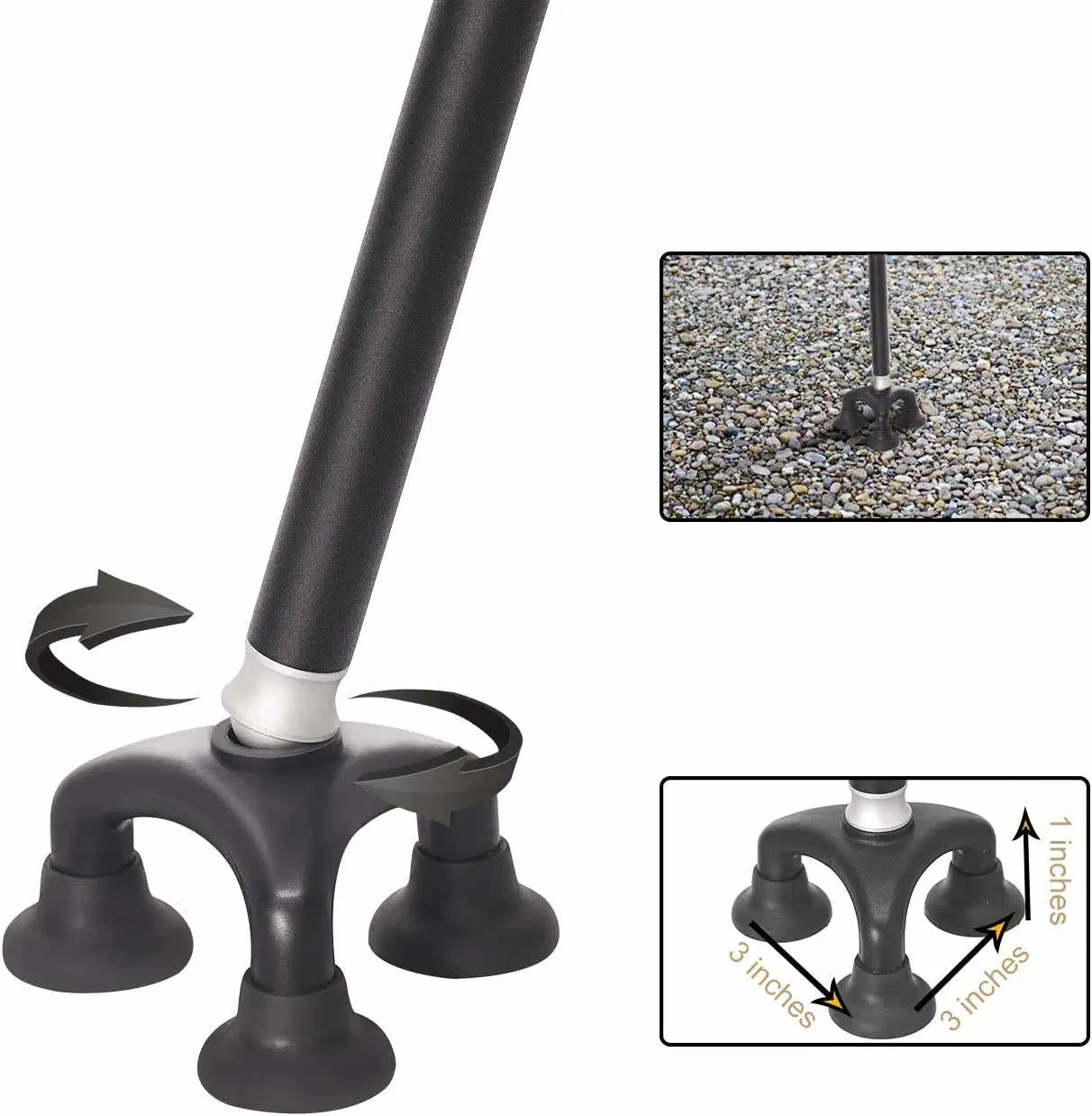 Hot Sale LED Light Aluminum Alloy Light Telescopic Foldable Elderly Crutches Cane Walking Stick with Lamp