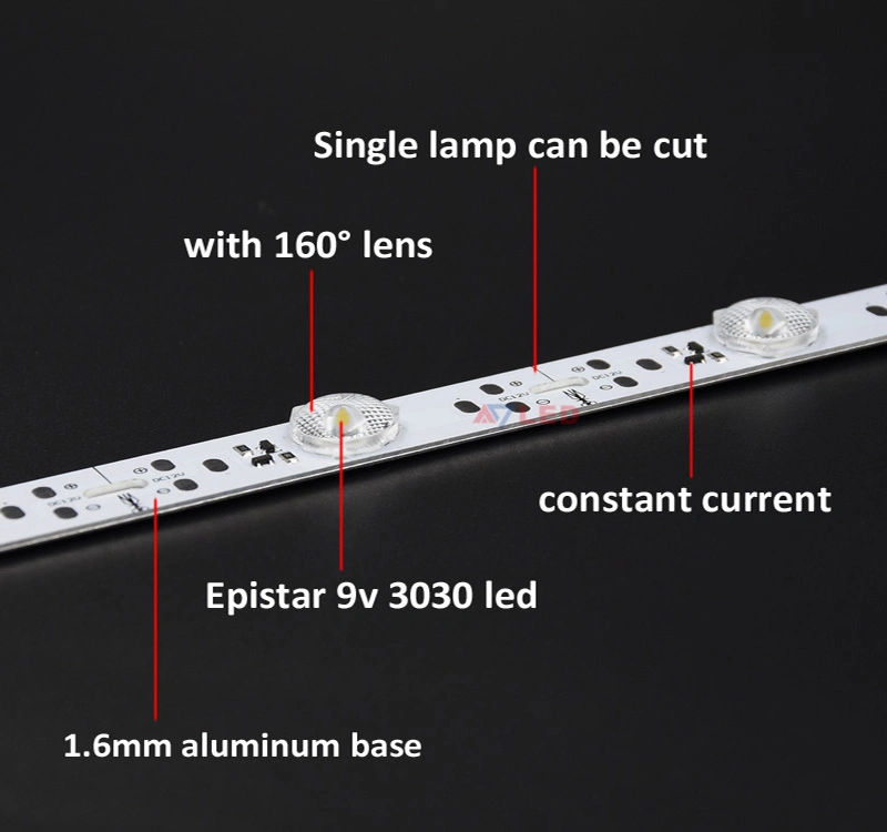 Barre lumineuse à LED 14LED/M, bande linéaire aluminium IP65 Éclairage extérieur sur scène