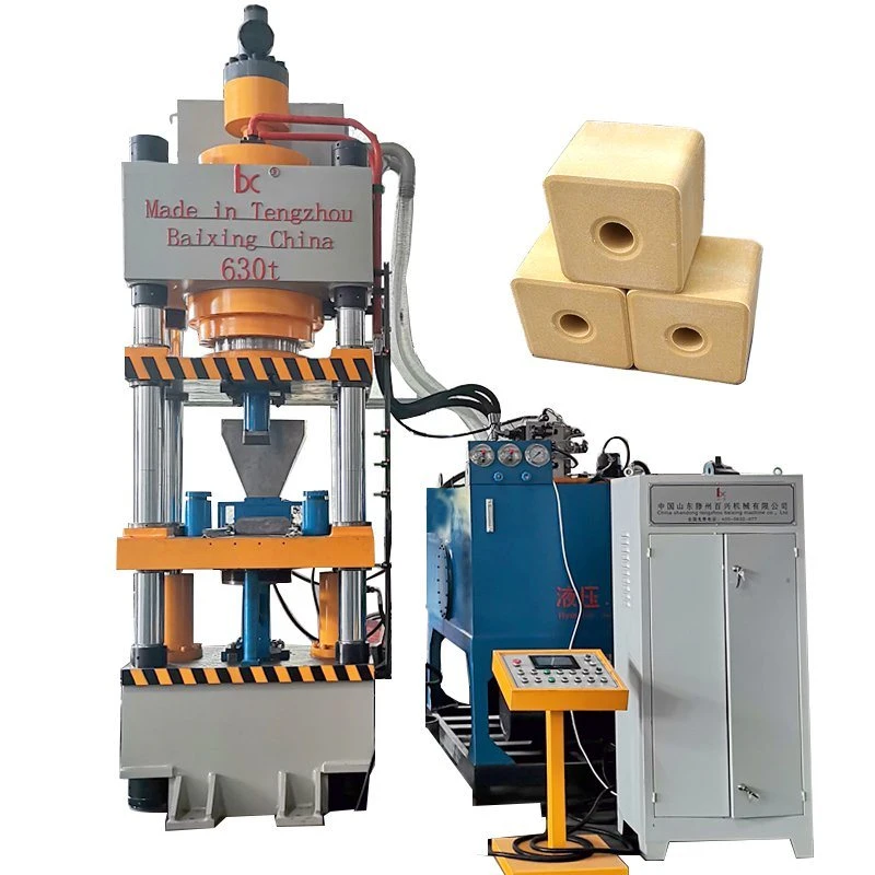 630 Ton Making Animal Cow Sheep Licking Salt Block Bricks Four Column Machine Hydraulic Press