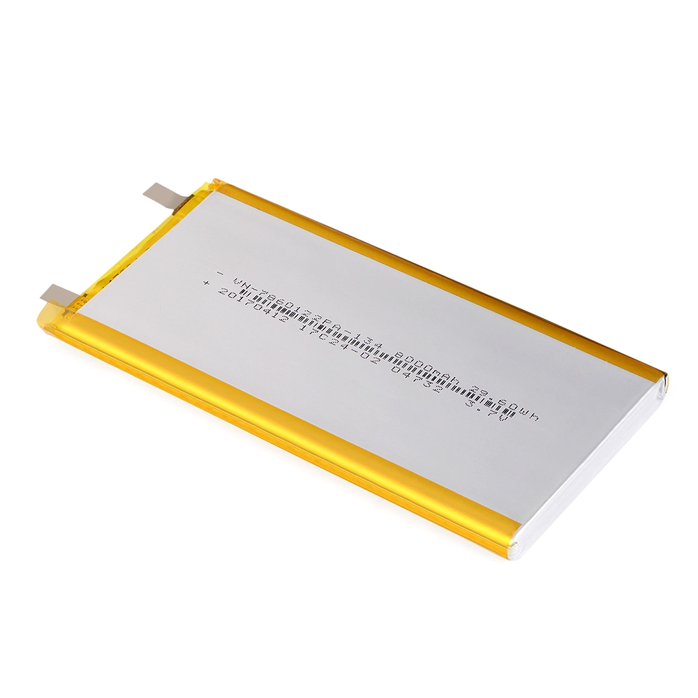 Wiederaufladbarer 8870129 LipoCell 3,7V 10000mAh Li-Ion Polymer Akku für Mobiltelefon