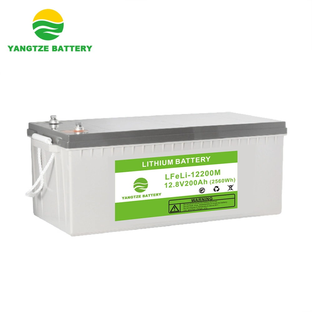 8000+ دورة حياة 5 سنوات ضمان ذكي BMS 12 فولت 200 أمبير بطارية LFPO4 Lithium Ion الخاصة بـ Solar System Inverter UPS Telecom سيارة EV