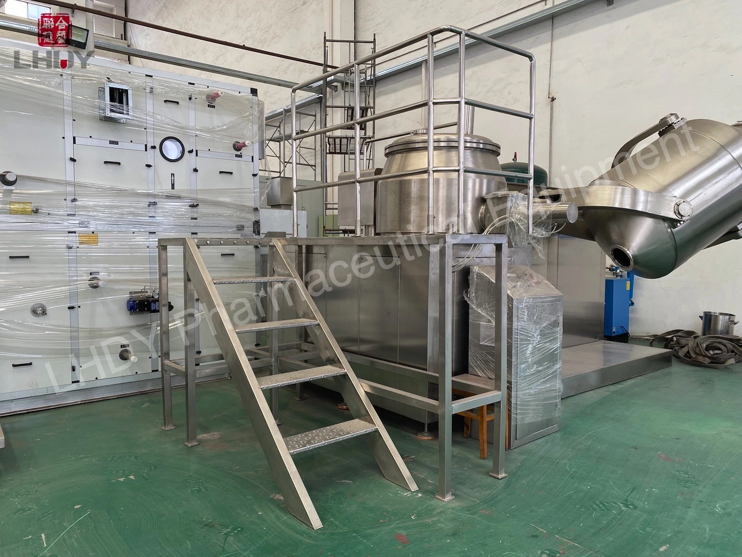 Manufacturer Supply GHLH Series High Position Wet Mixing Granulator/Rapid Mixing Granulator RMG/Pharmaceutical Mixing/Granulating Equipment