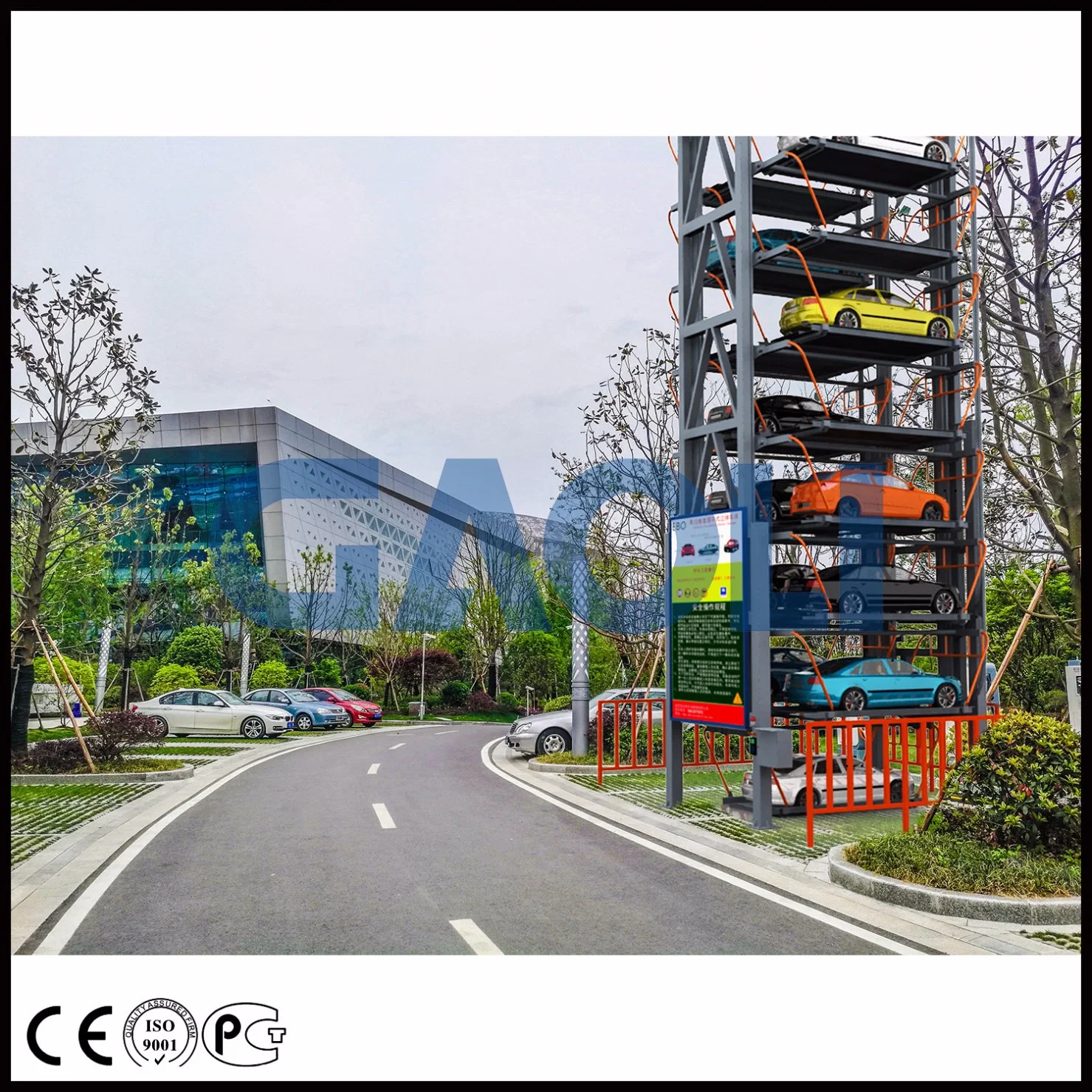 IC Card and Manual Type Automatic Rotary Car Parking System