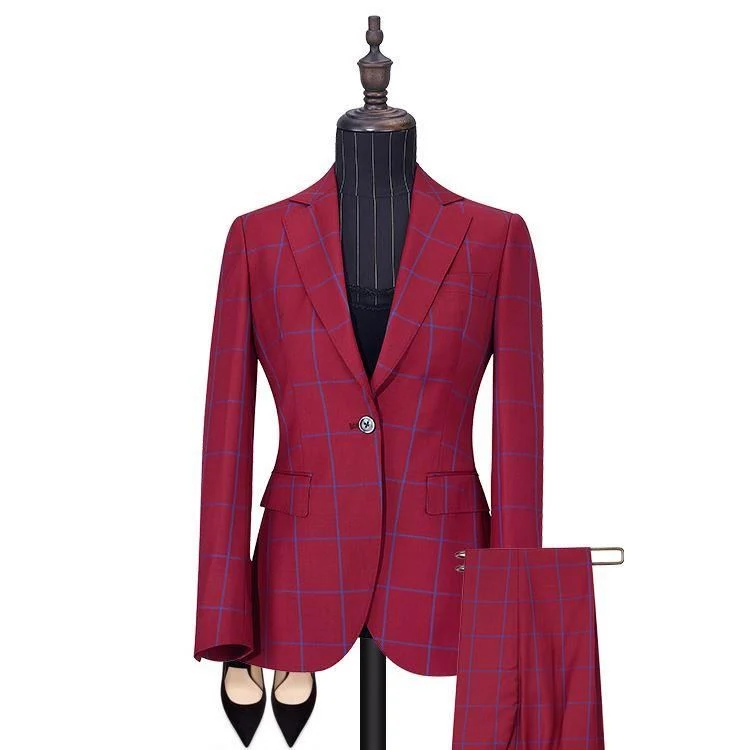 Women's Business Dress Suits Woman Colorful Suit Office for Women Formal Customized Sale Pant Winter Long Sleeve Pants