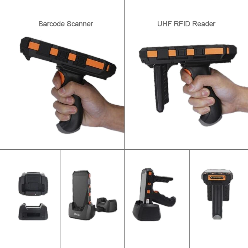 IP67 UHF RFID Barcode Scanner Rugged Android Handheld Pdas