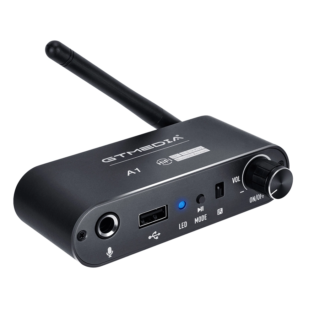 Gtmedia A1 Bt Digital to Analog Converter,with Coaxial Input,3.5mm Audio+R/L out Put,Support IR Remote Control,Free Your Hands and Make Operation More Convenien