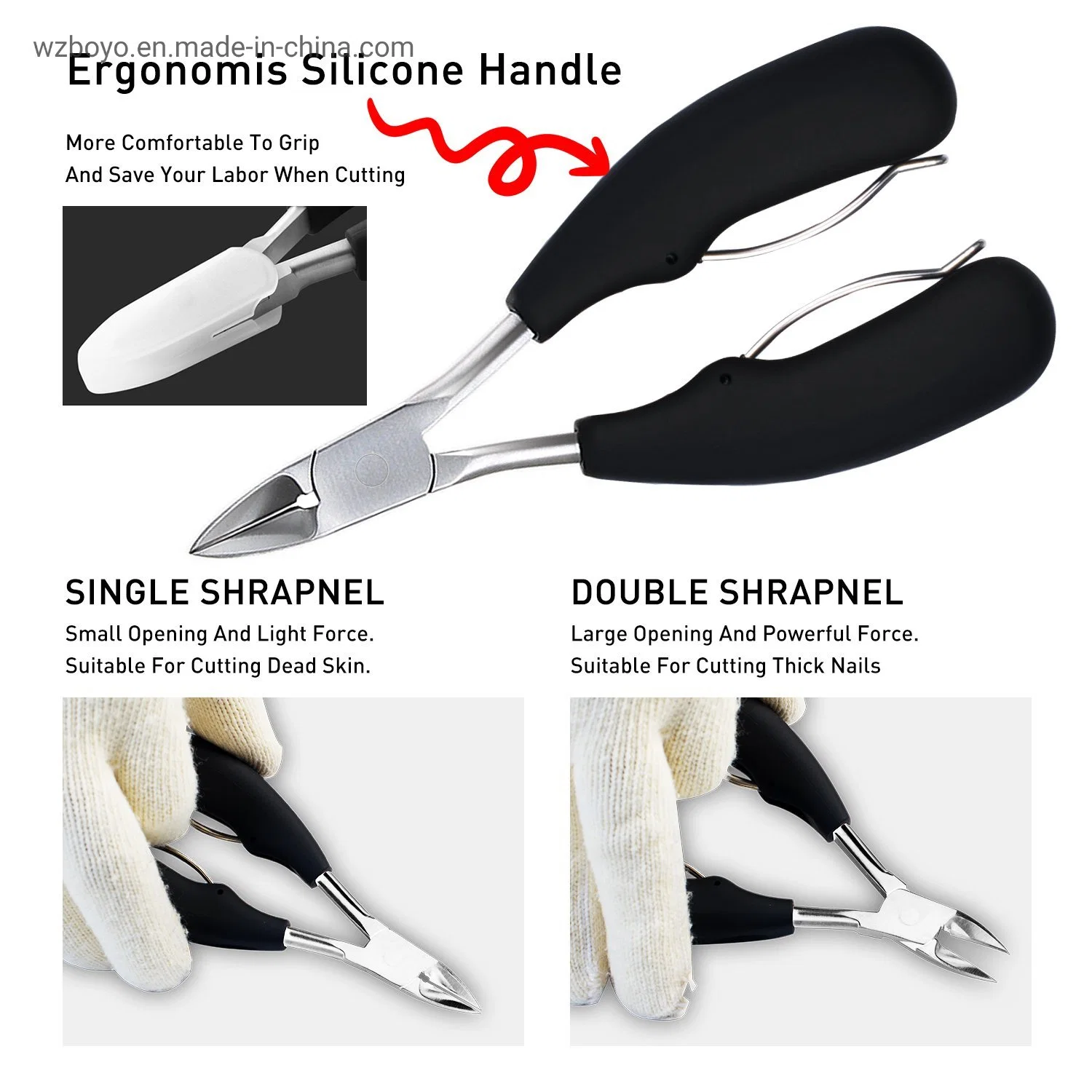 Nail Clipper and Toe Clipper for Thick Nail