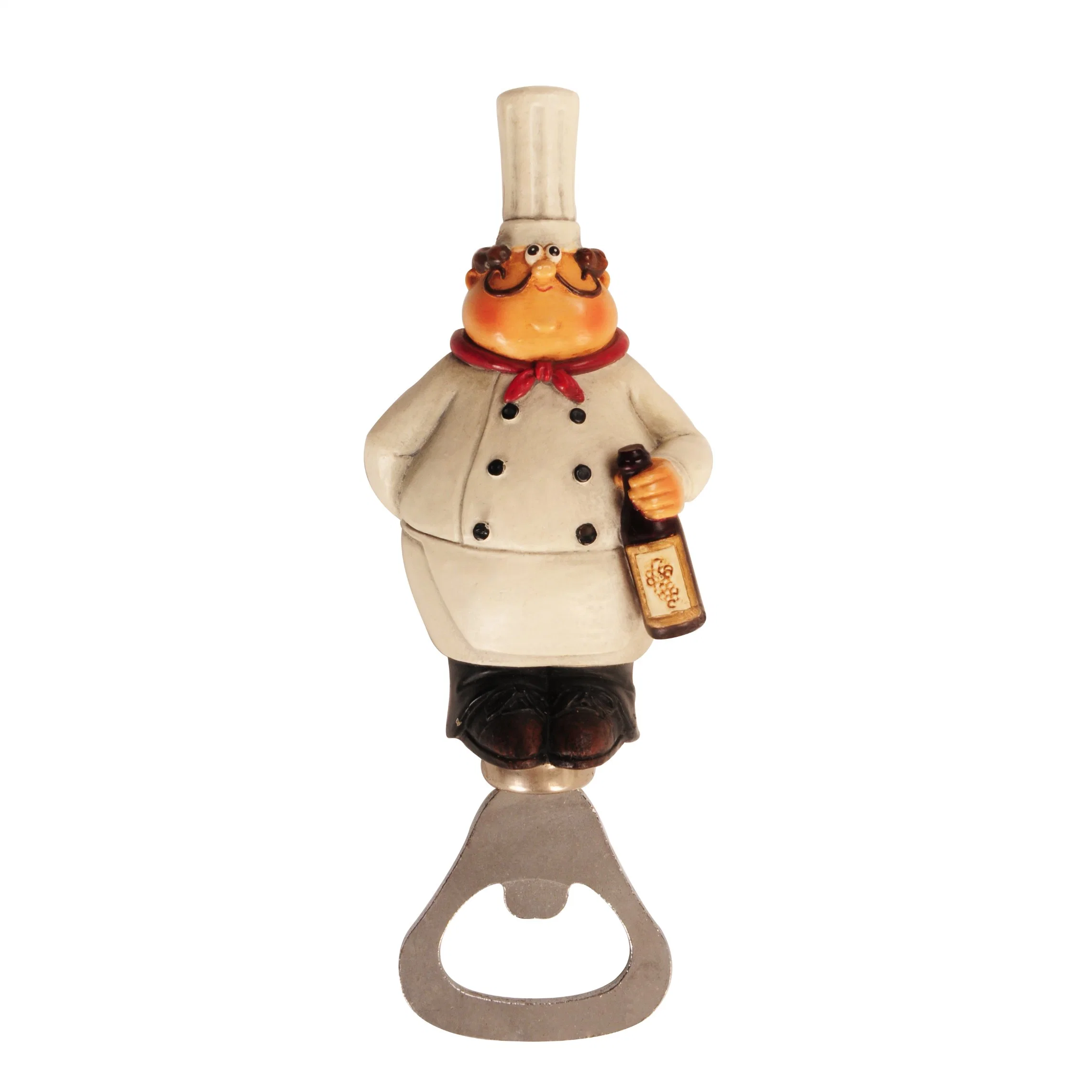 Custom Chef Bier Flasche Opener Geschirr Geschirr Geschirr Figurine Geschenk