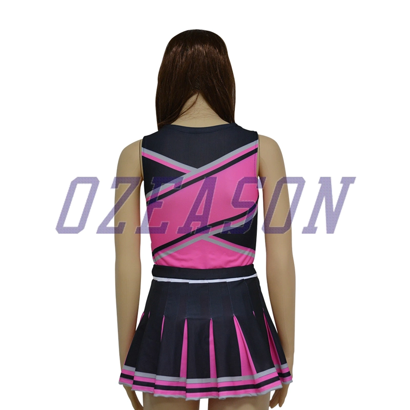 OEM Custom 2023 New Fashion Printing Cheerleading Uniforms Girls Sexy Hot Cheerleader Costumes