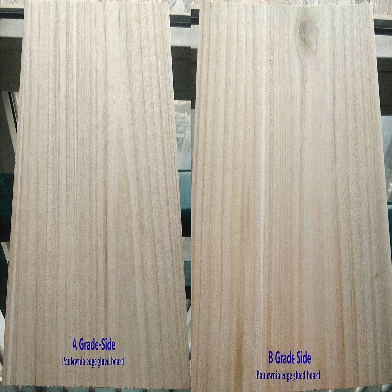 Ab Grade Factory Supply Paulownia Edge Glued Wood Boards Solid Wood Panels