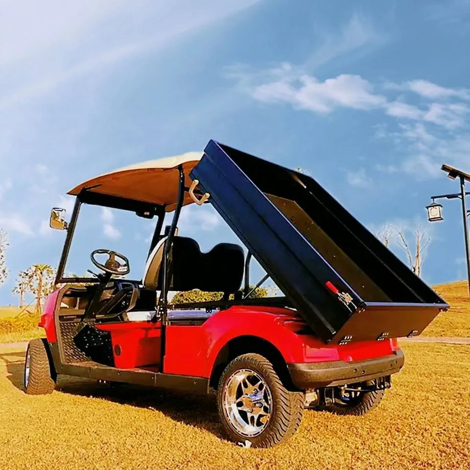 72V 4-Seater Hunting Car with Short Container 4000W Power Electric Golf Cart