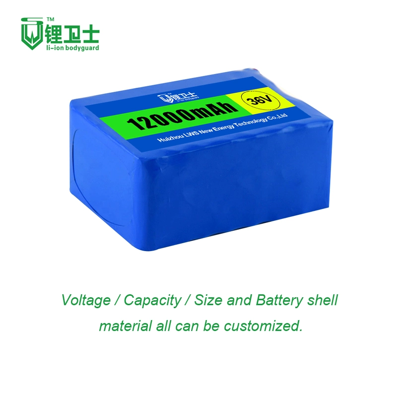 Lws Cycle Life Over 3000 Times 12V 24V 36V 48V 52V 60V 72V 10ah 20ah 30ah 40ah 50ah 100ah Battery Pack Ebike