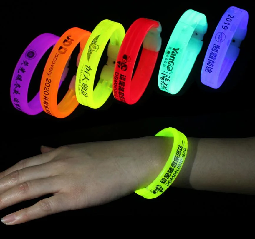 Glow in The Dark Hot Sell Kids Glow Stick Bracelet Wristband Glow Stick
