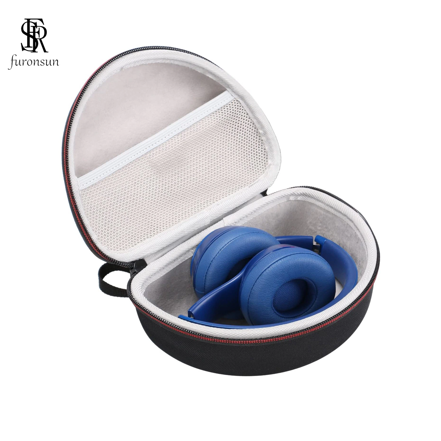 Hot Selling EVA Earphones Zipper Case Blue Tooth Earbud Storage Case