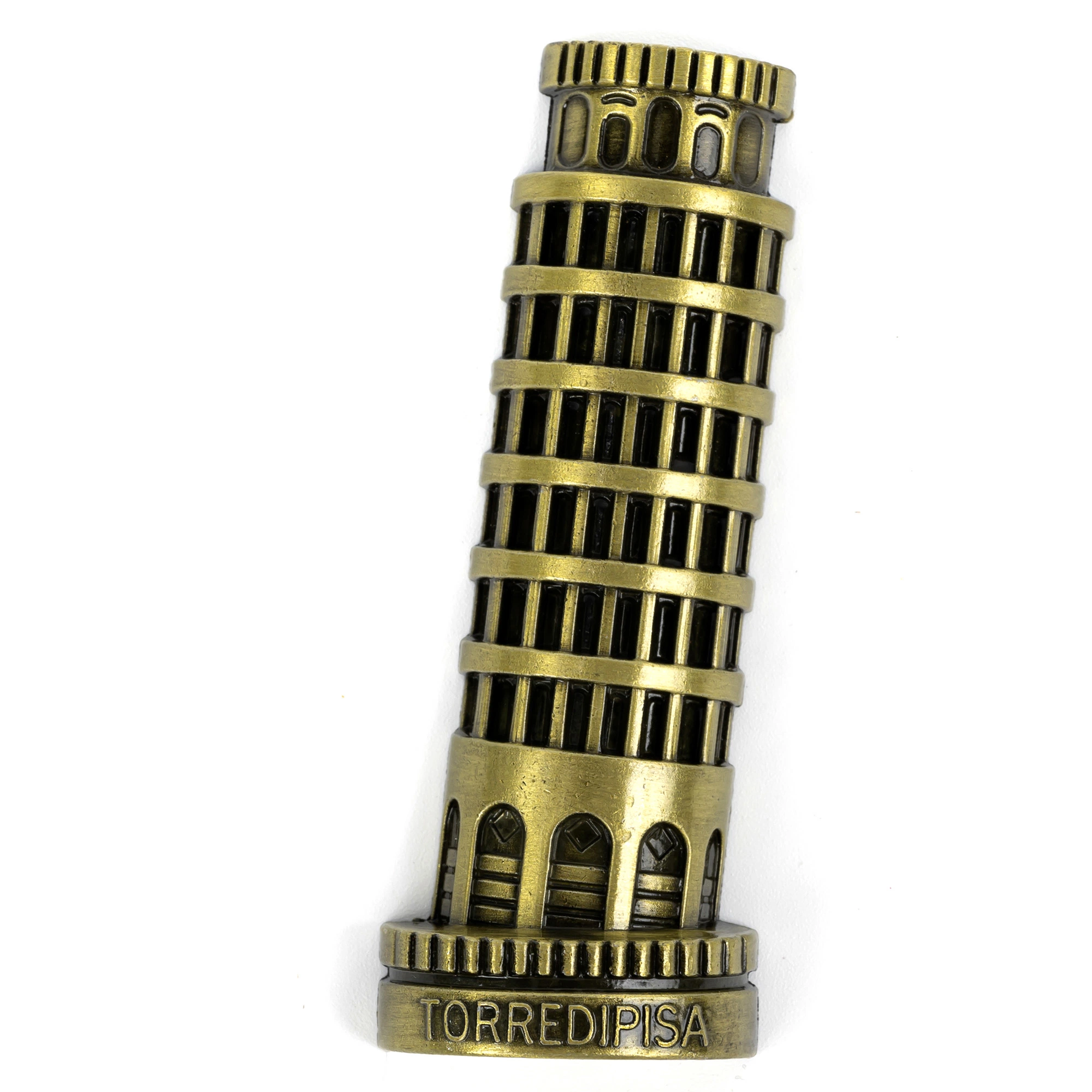 3D Tower Model Building Metal Frigorification Autocolantes magnéticos French Paris Autocolante decorativo para frigorífico