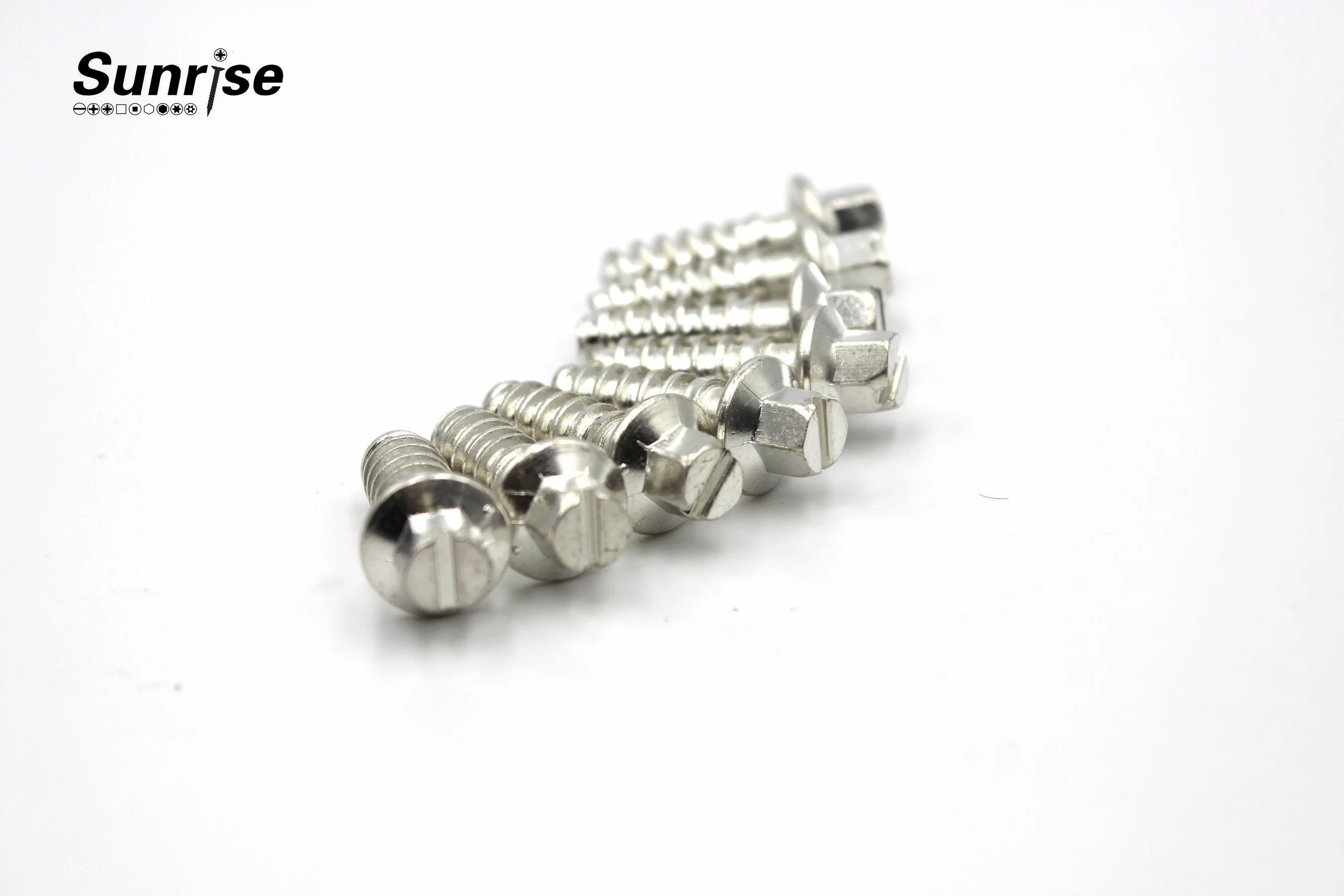 China Factory Custom Clamp Screw Nickel Plating Stainless Steel 304 Metal Clamp Pipe Clip Screws for Hose Clamps