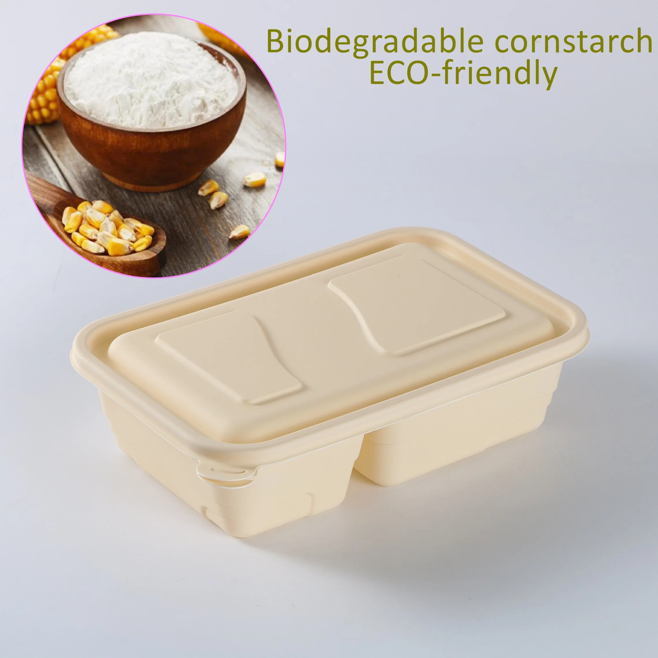 Одноразовый контейнер для пищевых продуктов с биоразлагаемым крахмалом
