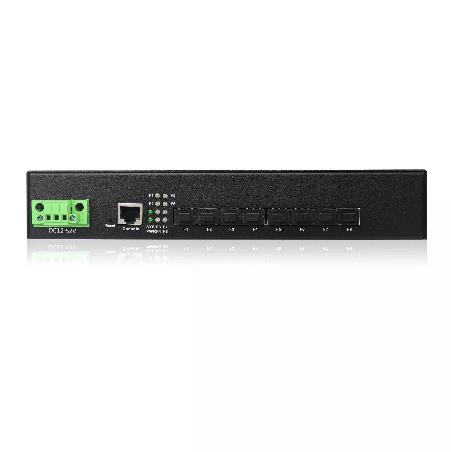 L3 Managed 8 Port Gigabit / 10g Uplink SFP+ Port Smart Network Industrial Managed Ethernet Fiber Switch