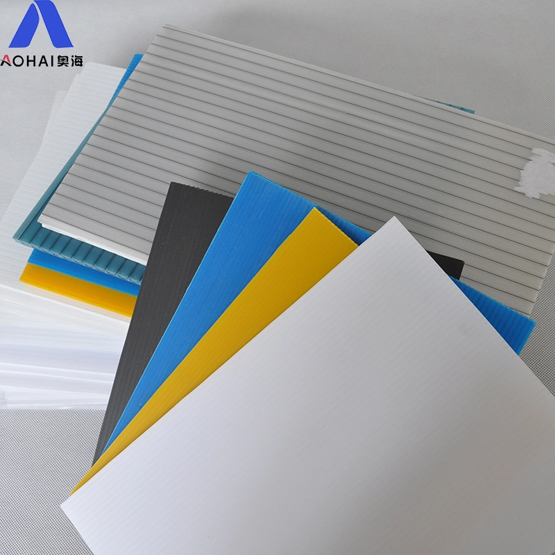 Plastic Hollow Board Plastic Corrugated Box Light Box Material PP Hollow Board Supplier