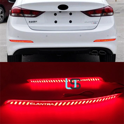 Luz traseira LED do refletor do para-choques traseiro automático para 16-20 Hyundai Elantra