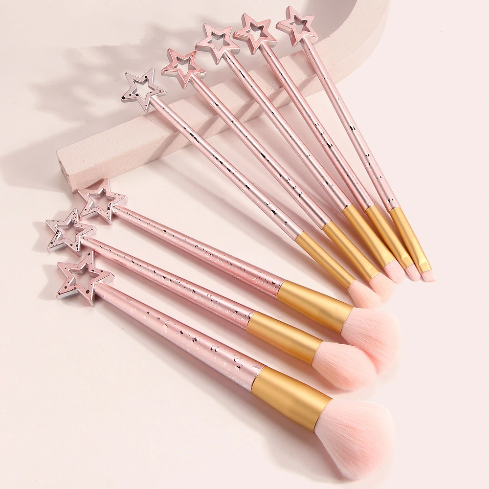 Brosses de Maquillage professionnel 8PCS Pinceaux de maquillage ensemble brosse Diamond composent les produits cosmétiques outil pinceau