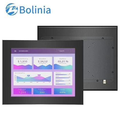 10 Inch 800*600 HDMI VGA AV BNC Resistive Touch Screen Metal Case TFT Wall Mounted OEM ODM Industrial Factory LCD Monitor