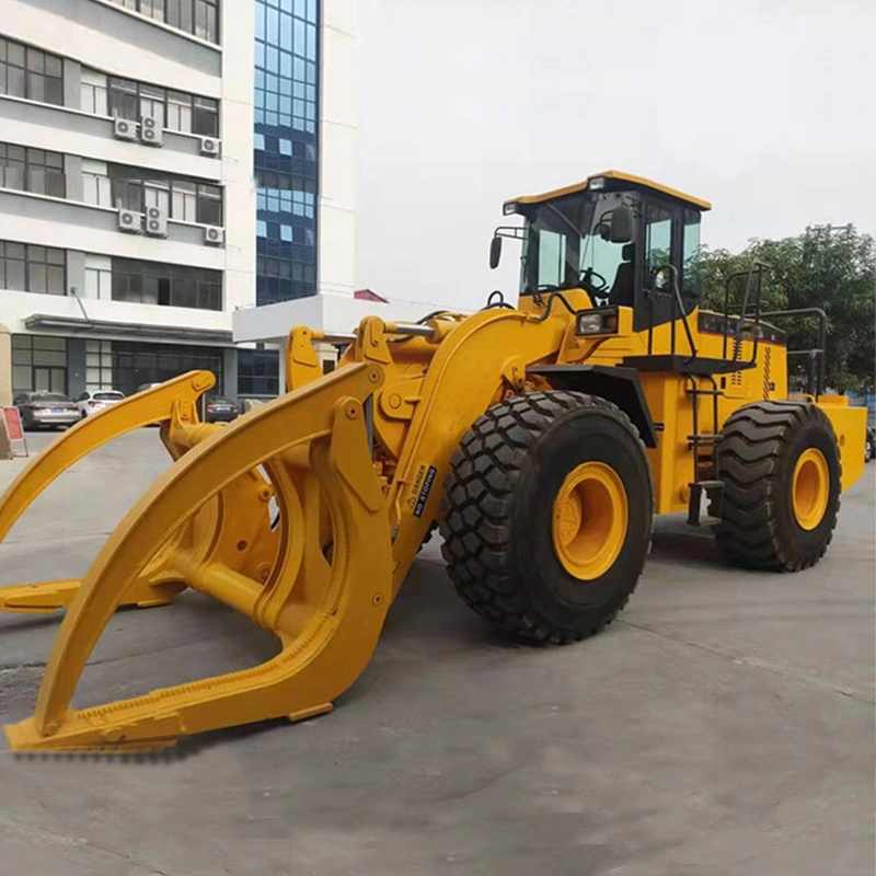 15 Tons Log Wheel Loader with Hydraulic Joystick