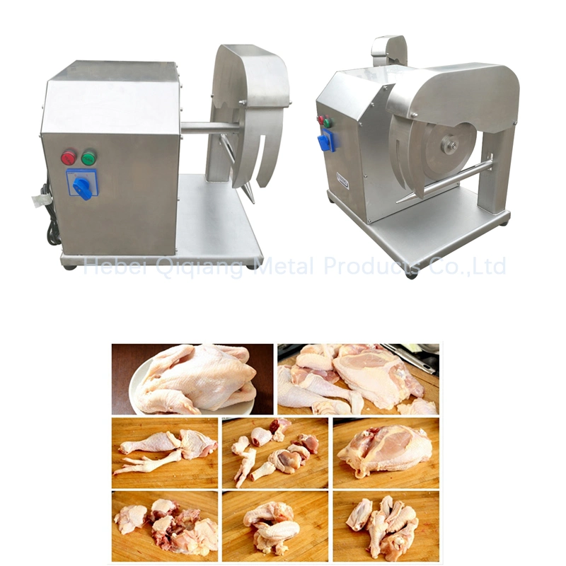 2800rpm/Min Chicken Cube Cutter Poultry Saw Cutting Machine Qh200c