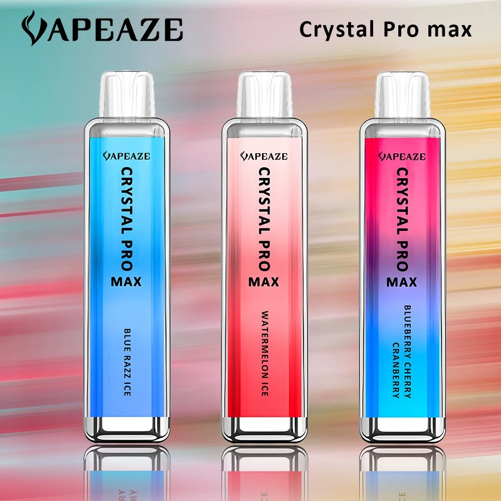 Original China Vape Manufacturer Gear 10000 Puffs Mesh Coil E Liquid Bottle Crystal PRO Vape