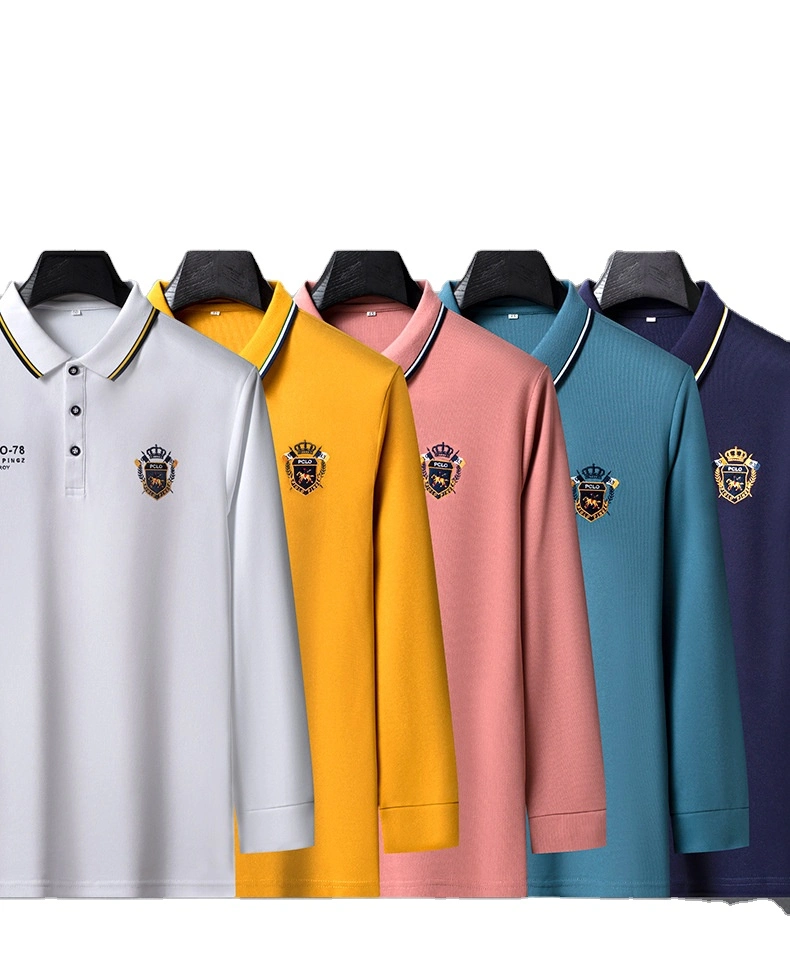 New Design High Quality Golf Man Casual Male Polo Shirt Short Sleeve Shirt Custom Embroidery Logo Mens Polo Shirts