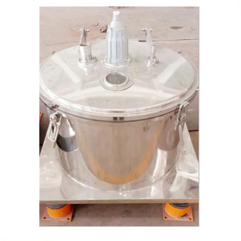 Basket Oil Alcohol Extraction 304 Stainless Steel Centrifuge Machine Factory Price