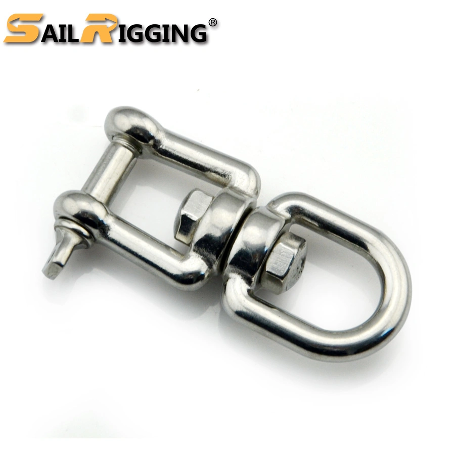 High Polished Stainless Steel Eye and Jaw European Swivel