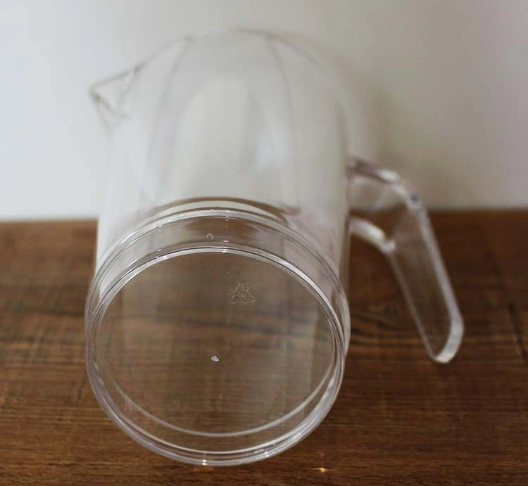 670ml 22.4oz BPA Free Food Grade Plastic Clear Beer Pitcher Plastic Beer Jug for Bar Water Household