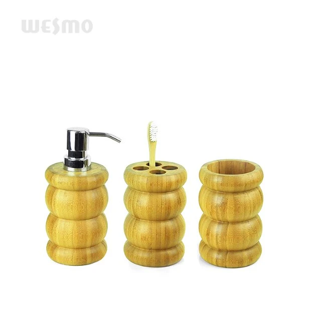 Carbonized Bamboo Shower Set Bathroom Accessory