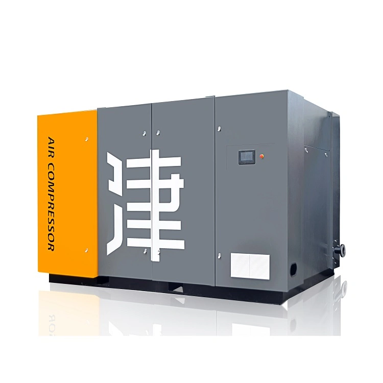 45kw 60HP Energy Saving Two Stage Screw Air Compressor Air Cooling IP55 Motor