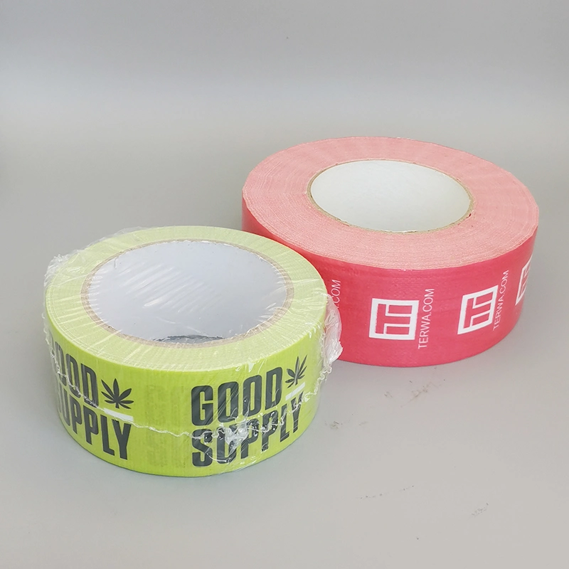 Rubber Glue High quality/High cost performance  Strong Adhesive Waterproof Logo Printed Multi Purpose Cloth Duct Tape