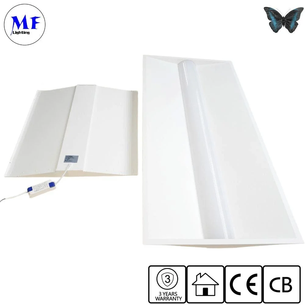 35W 2*2FT Anti Glare Dimmable Daylight Natural White Color Surface Mount Ceiling Light Edge-Lit Drop Ceiling Troffer Light Fixtures for Offices / Classrooms