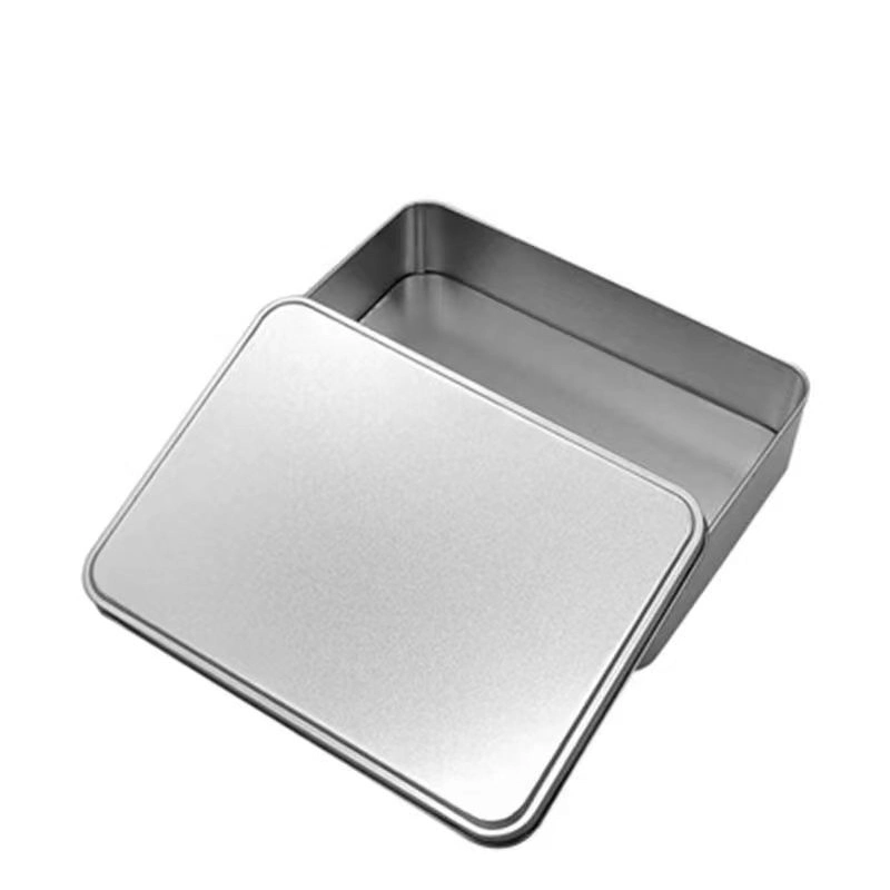 Rectangular Metal Tins Cans, Empty Metal Tin Containers Cans with Lids, Metal Tins Jars for Candles, Candies, Gifts, Balms, Small Crafts