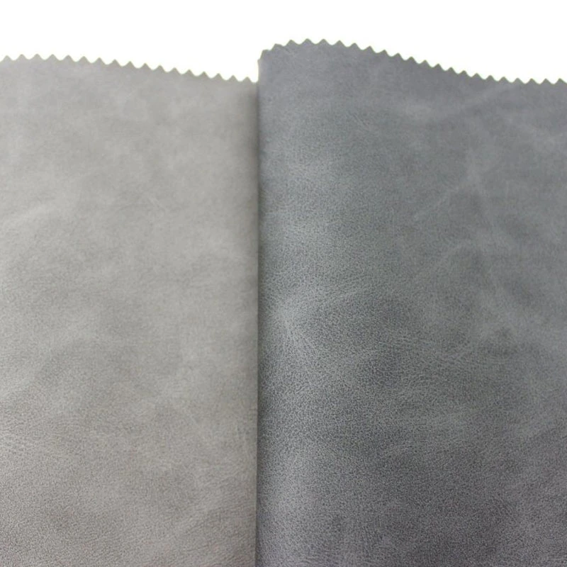 Upholstery PU/PVC Faux Microfiber Gitter Leather for Sofa and Furniture