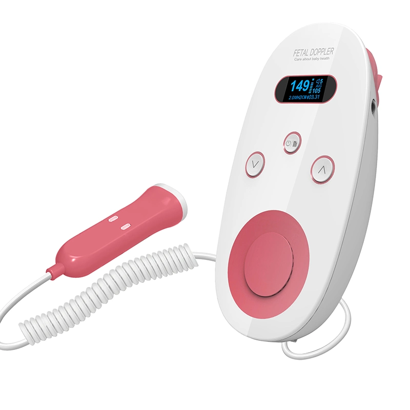 Pirce mayorista portátil Hight-Fidelity Sound Baby Heart Rate Dectector Ultrasonido Doppler fetal