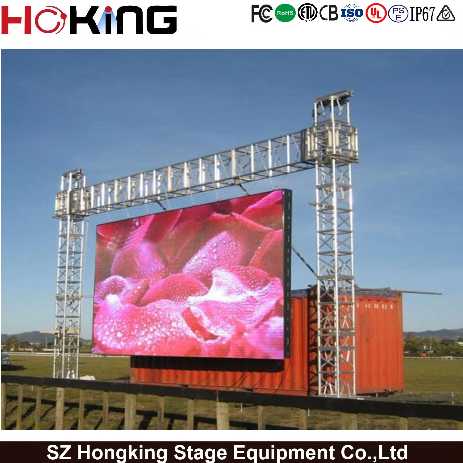 LED Video Wall Indoor Full Color P3.91/P4.81/P2.6 Stage Backdrop Movable Rental LED Screen for Stage Events