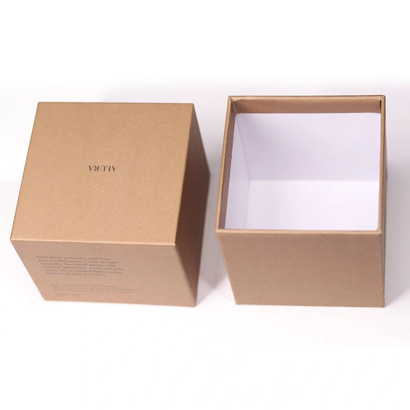 Coffee Pearl Gift Box Custom Printed Packaging Gift Packing with Bottom and Lid for Make up