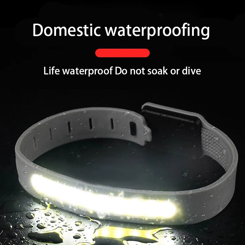 Emergency Type-C Outdoor COB LED Mini Hat Hiking Pocket Flashlight LED Head Light